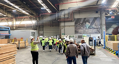 Teknik gezi ile Çamsan’ın faaliyetlerini incelediler 