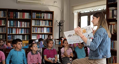 ‘Zor Balık’ söyleşisine minikler konuk oldu 