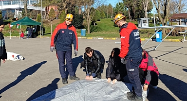 Afet bilincine yönelik eğitim aldılar 