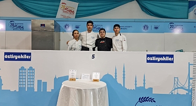 Gastronomi öğrencilerinden gümüş madalya 