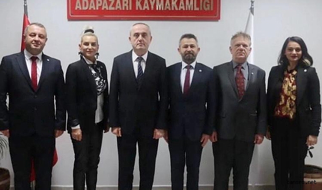 İYİ Parti Adapazarı Teşkilatından Kaymakam Oktay Kaya’ya ziyaret