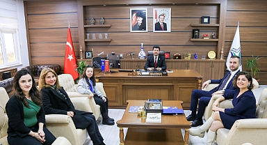 Özel şampiyondan Rektör Sarıbıyık’a ziyaret 