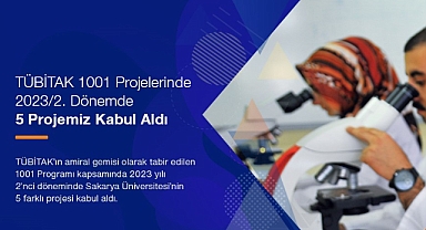 TÜBİTAK 1001 Projelerinde 2023/2. Dönemde 5 Projemiz Kabul Aldı 