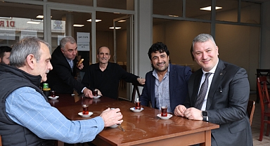 Başkan Adayı Çelik Esnaf Ziyaretlerini Sürdürüyor 