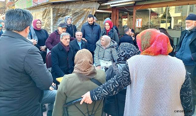Erenler'de vatandaşlarla bir araya geldiler