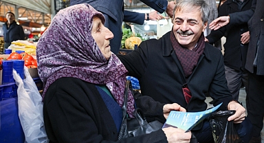 Yusuf Alemdar Akyazı esnafını ziyaret etti; 