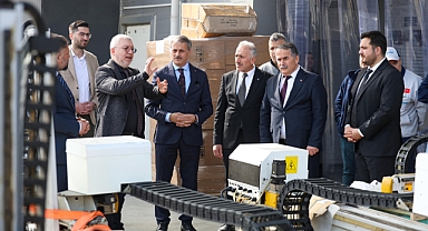 Yusuf Alemdar’dan üretimin kalbine ziyaret; 