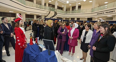 8 Mart'ta Kadın ve Sanat SATSO'daydı 