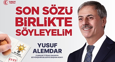 Başkan Adayı Yusuf Alemdar, Sakaryalılara seslendi: 