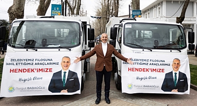 BAŞKAN BABAOĞLU: ARAÇ FİLOMUZA 2 YENİ ÇÖP KAMYONU EKLEDİK 