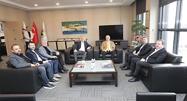 Başkan Yüce'den SATSO'ya Veda Ziyareti 