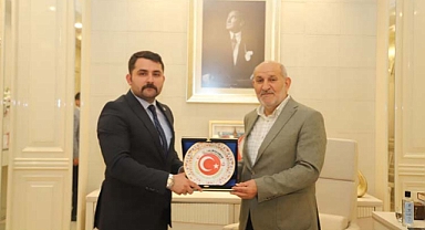 ALPEREN OCAKLARI’NDAN BAŞKAN İRFAN PÜSKÜLLÜ’YE ZİYARET 