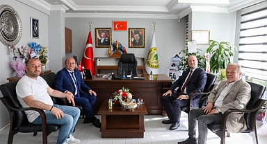 Kaymakam Hasan Balcı’dan Başkan Mehmet Ata’ya ‘Hayırlı Olsun’ Ziyareti 