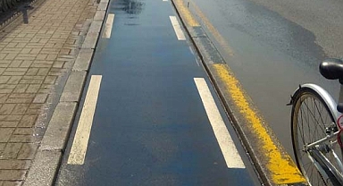 Bisiklet yollarında bayram hazırlığı