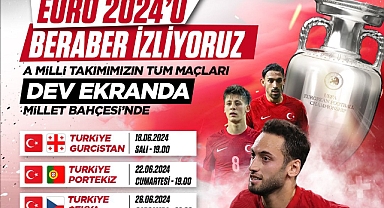 Büyükşehir EURO2024 için dev ekran kuruyor
