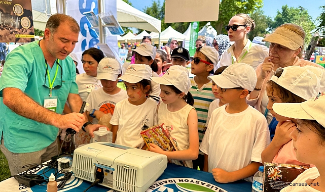 Çevre Haftası şenliğinde çocuklar suyun yolculuğunu yakından izledi