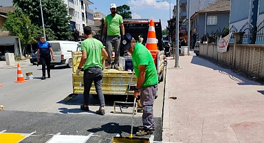 Kaynarca’nın yolları Büyükşehir’in dokunuşuyla daha güvenli ve güzel 