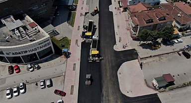 Şehit Mehmet Karabaşoğlu Caddesi’nde asfalt çalışmaları başladı 