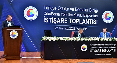 Başkan Genç, TOBB’da düzenlenen istişare toplantısına katıldı... 
