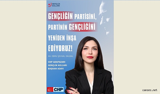 Ebru Şevval Daldal, CHP Adapazarı Gençlik Kolları Başkanlığı'na adaylığını açıkladı
