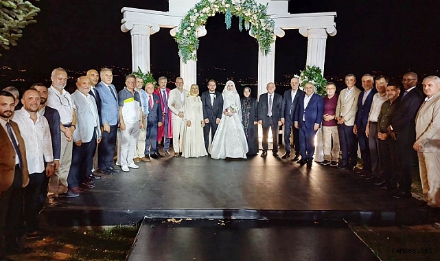Görkemli düğün töreni; Miray ile Faruk İnci Dünyaevine girdi