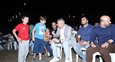 Serdivan'da açık havada sinema keyfi 