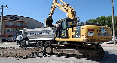 Erenler Küpçüler Caddesi’nde yenileme çalışmaları başladı