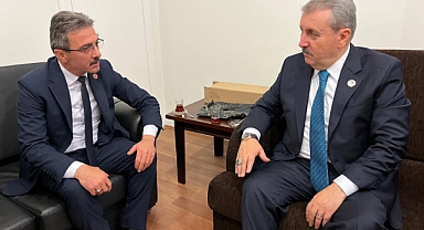 ŞENOL DİNÇ VE MUSTAFA DESTİCİ TOPLANTI GERÇEKLEŞTİRDİ 