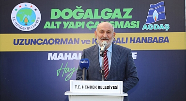 HENDEK’TE 2 MAHALLE DAHA DOĞALGAZA KAVUŞTU 