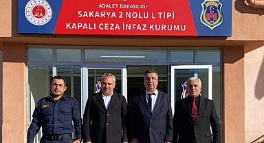 SAGDER’den Cezaevi Müdürü Ramazan Yiğit’e ziyaret 