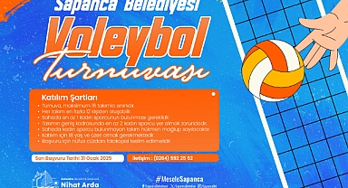 Sapanca Belediyesi’nden Voleybol Turnuvası