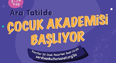 Serdivan Belediyesi’nden Yarıyıl Tatiline Özel Çocuk Akademisi 
