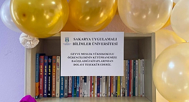 SUBÜ öğrencileri Geyve’de kütüphane açtı 
