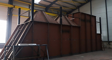 42 milyon liralık Lamellalı Çökeltim Sistemi’nin ilk arıtma tankında sona gelindi 