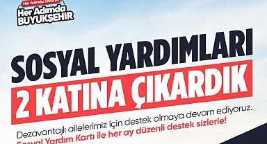 Büyükşehir’den ihtiyaç sahipleri için önemli hamle: Destekler iki katına çıkarıldı 