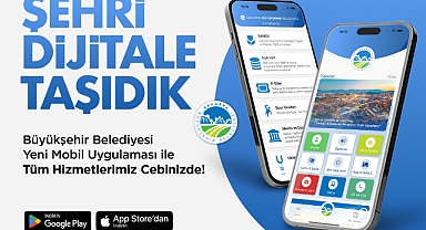 Büyükşehir’in mobil ekranı şimdi yeni yüzüyle 