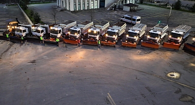 Büyükşehir kar yağışına hazır: 40 araç ve 80 kişilik ekip teyakkuza geçti 