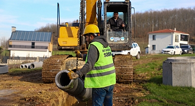 Camili’nin 6 bin metrelik yeni kanalizasyon hattının yüzde 50’si tamam 
