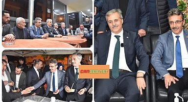 BAŞKAN DİNÇ VE BAŞKAN ALEMDAR’DAN ZİYARETLE 