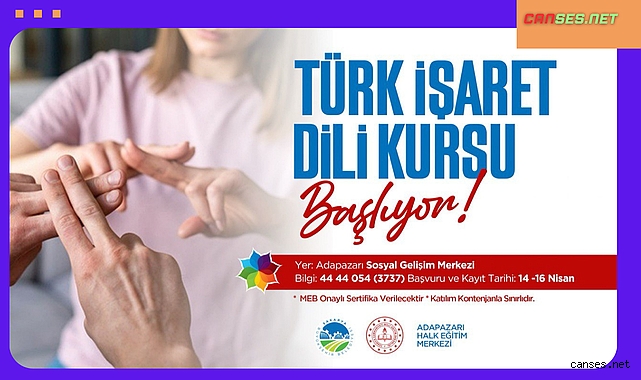 SGM’den işaret dili öğrenmek isteyenlere çağrı: Kayıtlar başladı