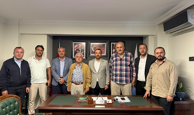 Trabzonlular Derneği’nden Ak Parti ilçe başkanına Ziyaret ..