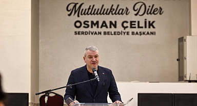 BAŞKAN ÇELİK'TEN MESAİ ARKADAŞLARINA VEFA: 