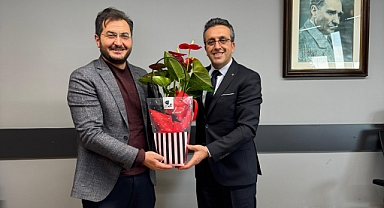 Dursun Murat Ak'tan Ahmet Mustafa Yelden'e Ankara'da hayırlı olsun ziyareti