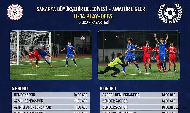 GELECEĞİN YILDIZLARI PLAY-OFF SAHNESİNDE: U-14 HEYECANI BAŞLIYOR! ⚽️