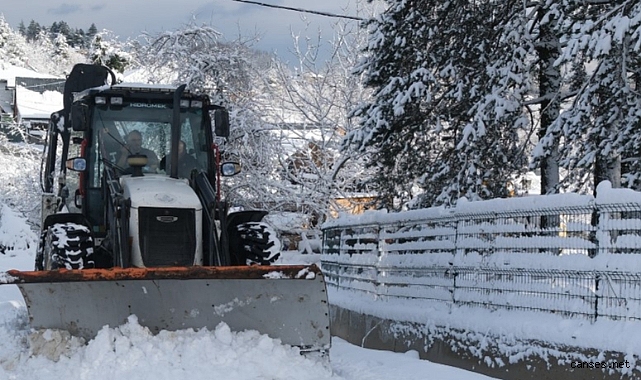 SAPANCA’DA KAR SEFERBERLİĞİ: EKİPLER 7/24 SAHADA! 