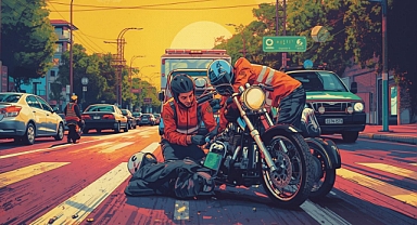 Serdivan’da Motosiklet ile Otomobil Çarpıştı: 1 Yaralı