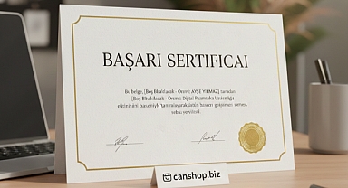 Başarılarınızı Ölümsüzleştirin: canshop.biz’den Yüksek Kaliteli Sertifika Baskı Hizmeti!