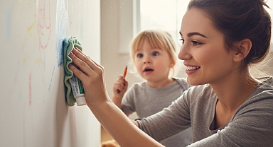 Çocuğunuz Duvarları mı Boyadı? Endişelenmeyin! Duvarlardaki Kalem İzlerini Silecek 5 Mucize Yöntem