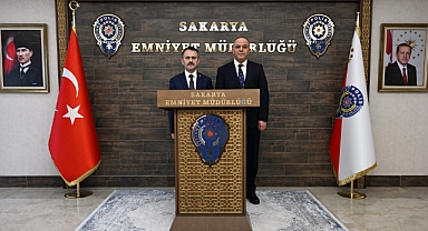 Komşu Şehirden Anlamlı Ziyaret: Vali Aktaş, Emniyet Müdürü Saka ile Buluştu