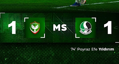 Diyarbakır’da Puanlar Paylaşıldı: Sakaryaspor Deplasmandan 1 Puanla Dönüyor! 